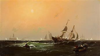 EDWARD MORAN Ship in a State of Distress: An Allegory of the Civil War.